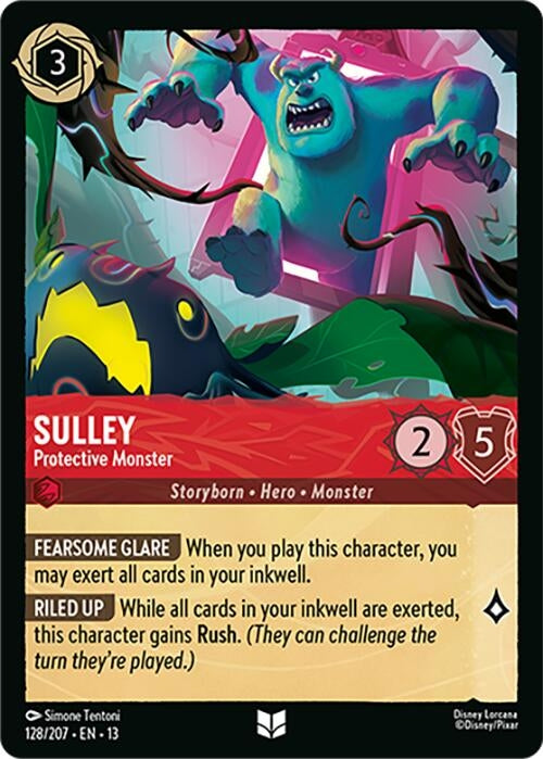Image for Sulley - Protective Monster (128/204) (Attack of the Vine!) (13) - Disney Lorcana