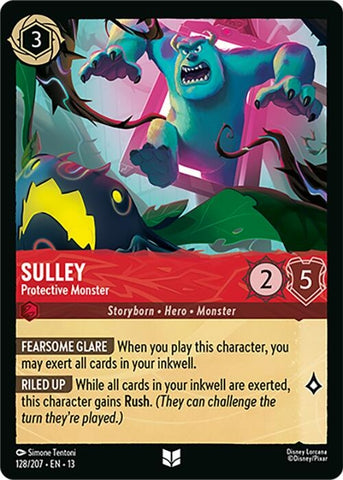Image for Sulley - Protective Monster (128/204) (Attack of the Vine!) (13) - Disney Lorcana