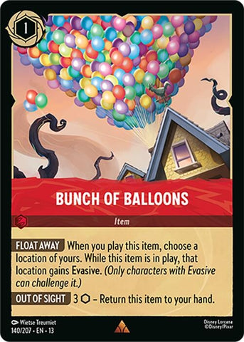 Image for Bunch of Balloons (140/204) (Attack of the Vine!) (13) - Disney Lorcana