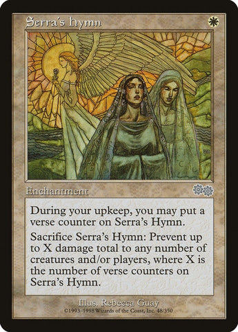 Image for Serra's Hymn (48) [Urza's Saga]