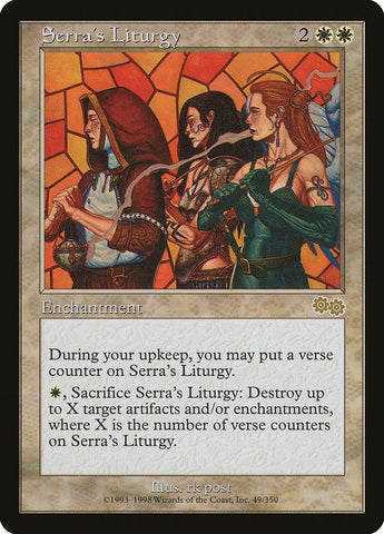 Image for Serra's Liturgy (49) [Urza's Saga]