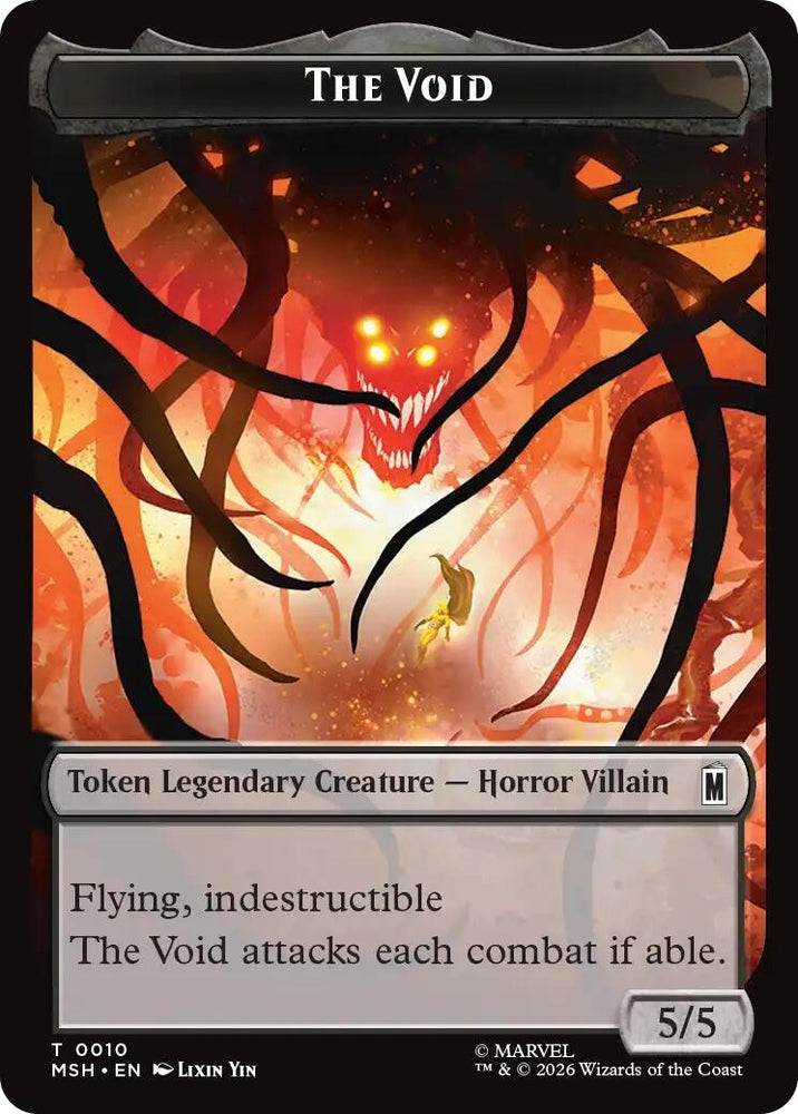 Image for The Void // Squirrel Double-Sided Token (10 // 14) (Marvel Super Heroes) (MSH) - Magic: The Gathering