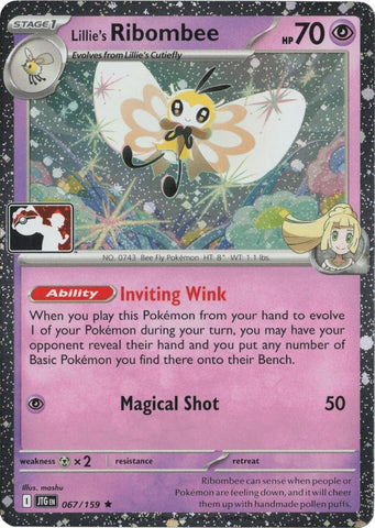 Image for Lillie's Ribombee - 067/159 (Cosmos Holo) (067/159) (Prize Pack Series Cards) - Pokemon