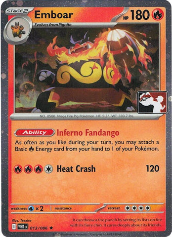 Image for Emboar - 013/086 (Cosmos Holo) (013/086) (Prize Pack Series Cards) - Pokemon
