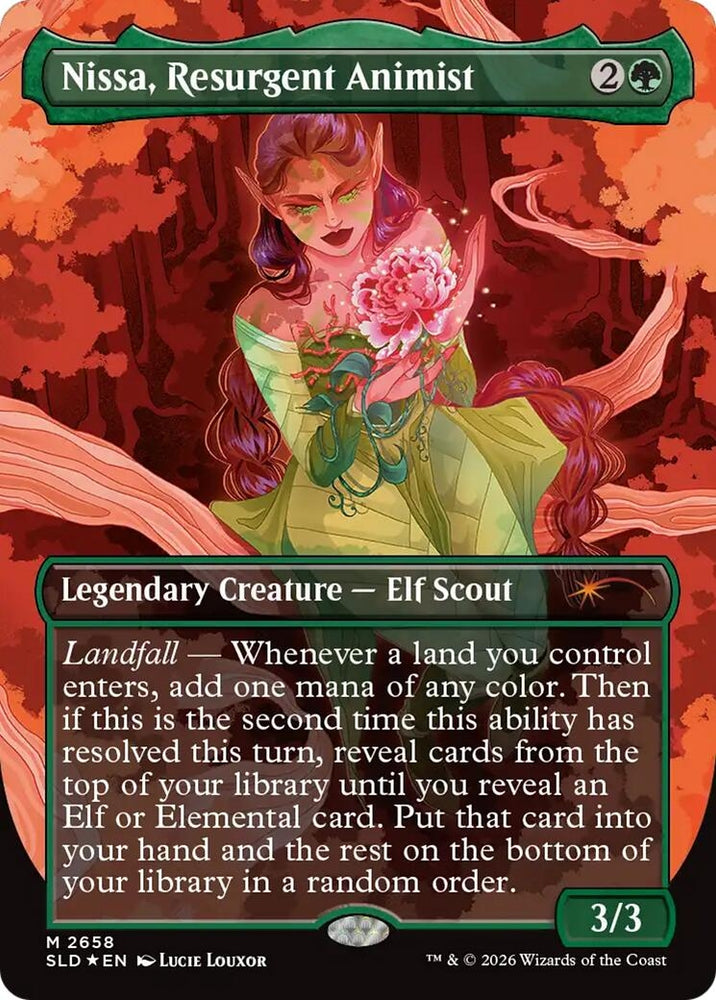 Image for Nissa, Resurgent Animist (2658) (Secret Lair Drop Series) (SLD) - Magic: The Gathering