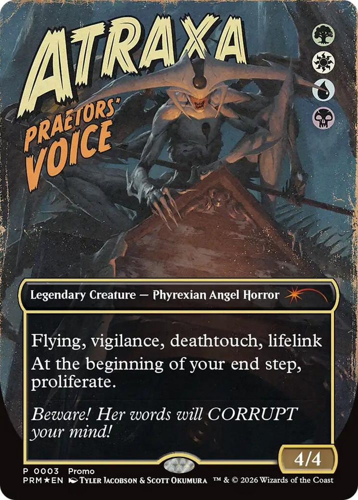 Image for Atraxa, Praetors' Voice (3) (MagicFest Cards) (MFP) - Magic: The Gathering