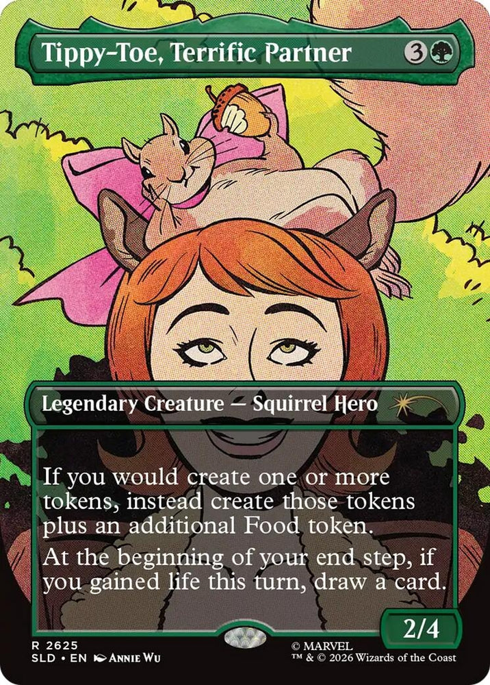 Image for Tippy-Toe, Terrific Partner (2625) (Secret Lair Drop Series) (SLD) - Magic: The Gathering
