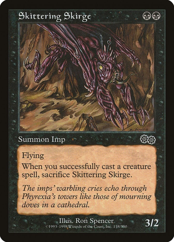 Image for Skittering Skirge (158) [Urza's Saga]