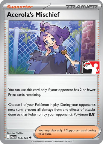 Image for Acerola's Mischief (113/132) (Prize Pack Series Cards) - Pokemon