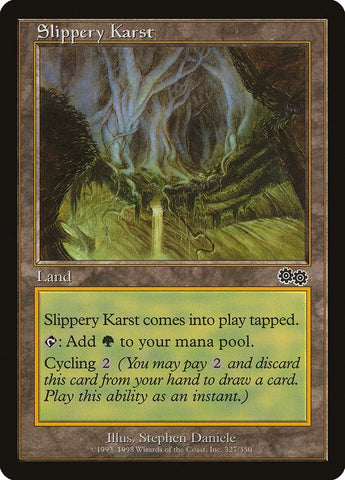 Image for Slippery Karst (327) [Urza's Saga]