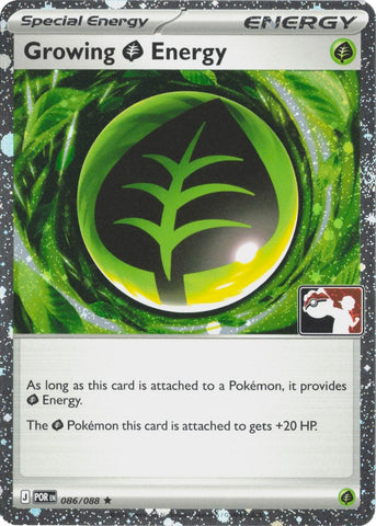 Image for Growing Grass Energy - 086/088 (Cosmos Holo) (086/088) (Prize Pack Series Cards) - Pokemon