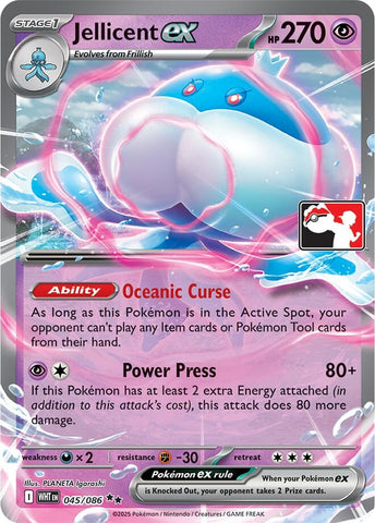 Image for Jellicent ex (045/086) (Prize Pack Series Cards) - Pokemon