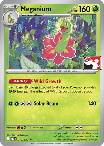 Image for Meganium (010/132) (Prize Pack Series Cards) - Pokemon