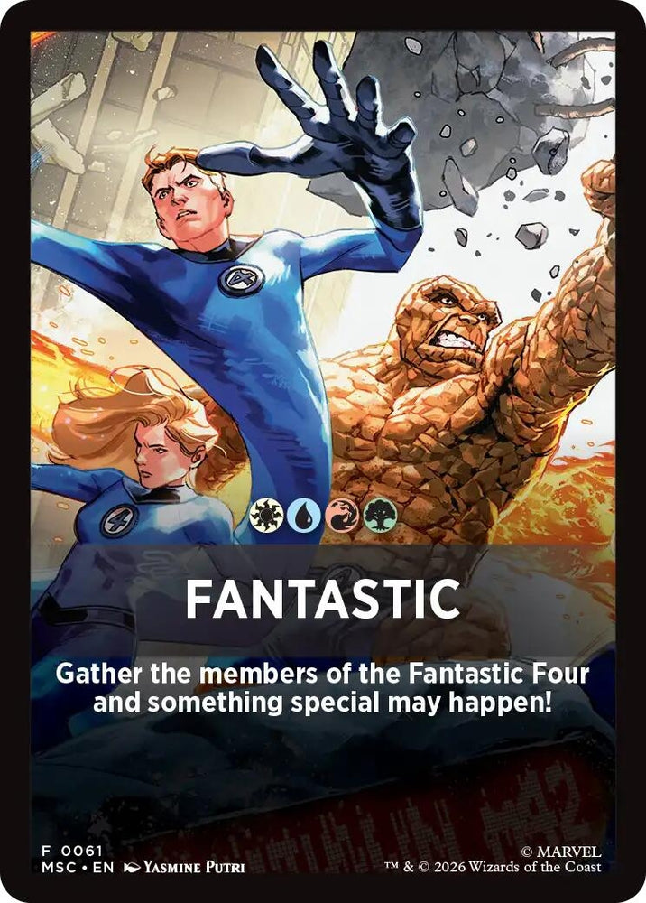 Image for Fantastic Theme Card (61) (Commander: Marvel Super Heroes) (MSC) - Magic: The Gathering