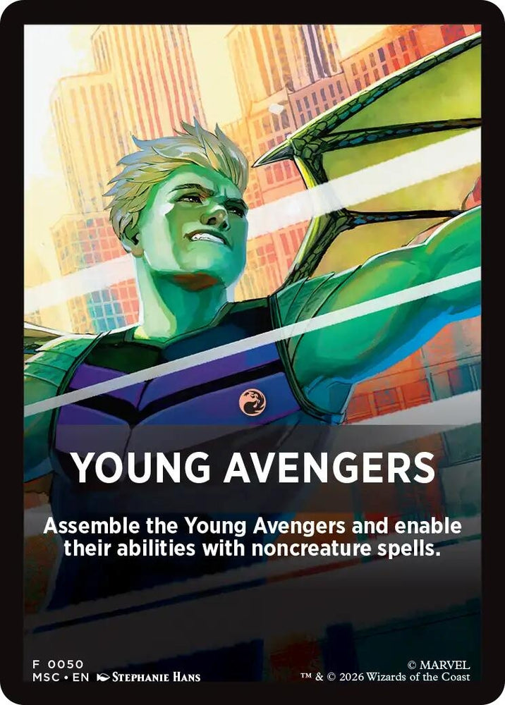 Image for Young Avengers Theme Card (0050) (50) (Commander: Marvel Super Heroes) (MSC) - Magic: The Gathering