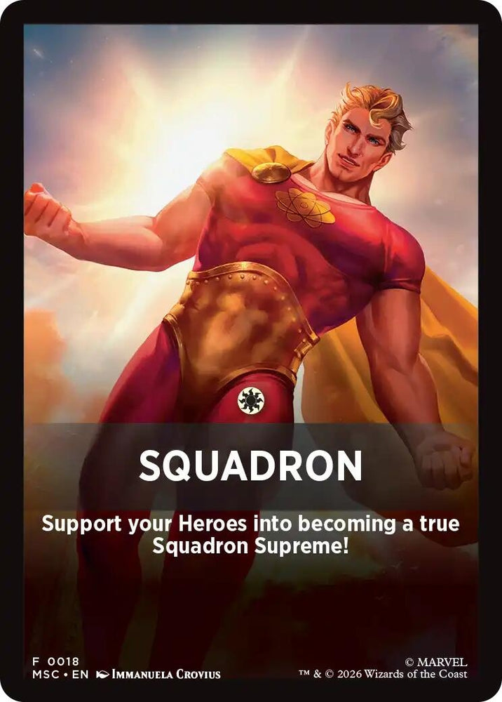 Image for Squandron Theme Card (18) (Commander: Marvel Super Heroes) (MSC) - Magic: The Gathering