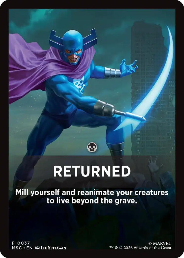 Image for Returned Theme Card (37) (Commander: Marvel Super Heroes) (MSC) - Magic: The Gathering