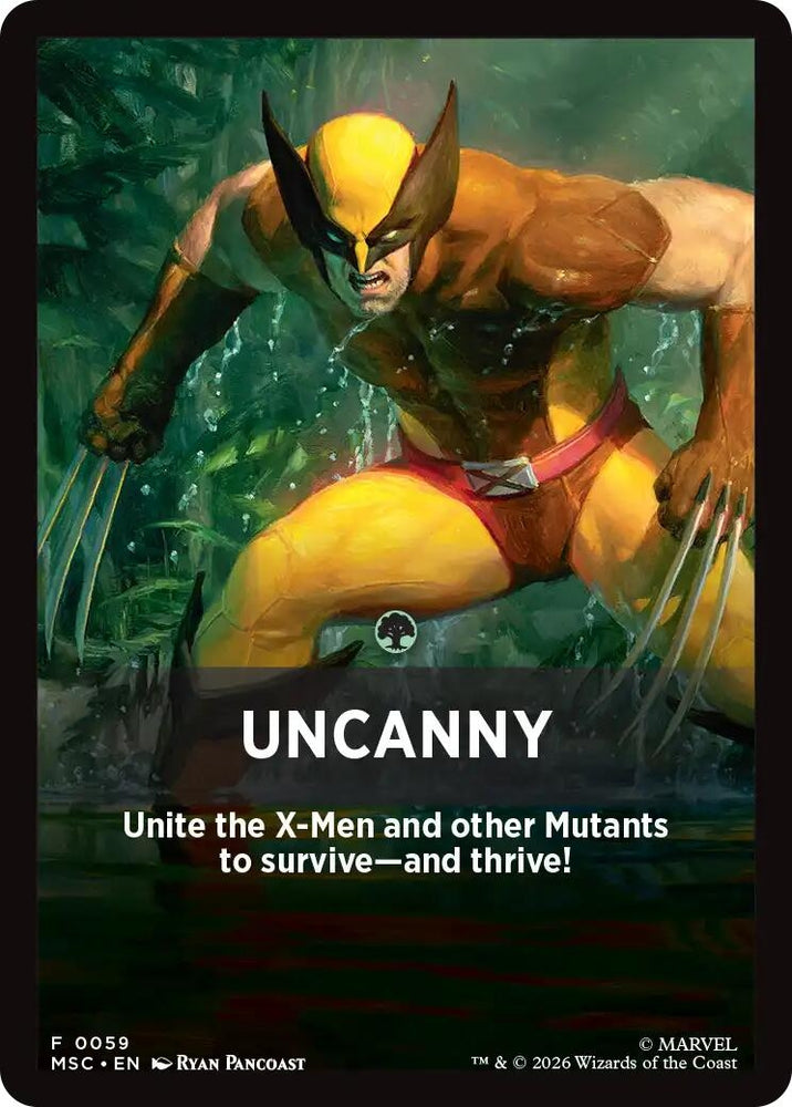 Image for Uncanny Theme Card (59) (Commander: Marvel Super Heroes) (MSC) - Magic: The Gathering