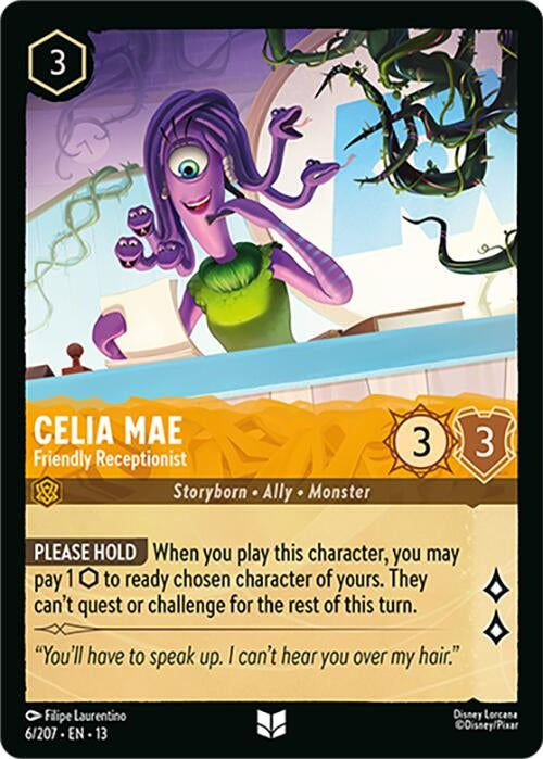 Image for Celia Mae - Friendly Receptionist (6/204) (Attack of the Vine!) (13) - Disney Lorcana
