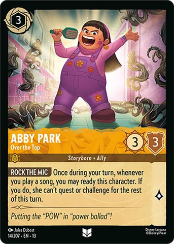 Image for Abby Park - Over the Top (14/204) (Attack of the Vine!) (13) - Disney Lorcana
