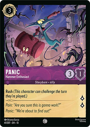 Image for Panic - Hammer Enthusiast (41/204) (Attack of the Vine!) (13) - Disney Lorcana