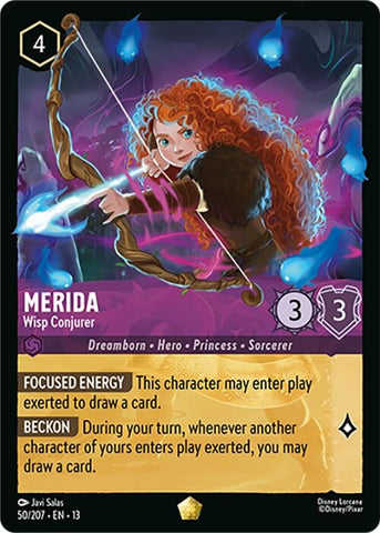 Image for Merida - Wisp Conjurer (50/204) (Attack of the Vine!) (13) - Disney Lorcana