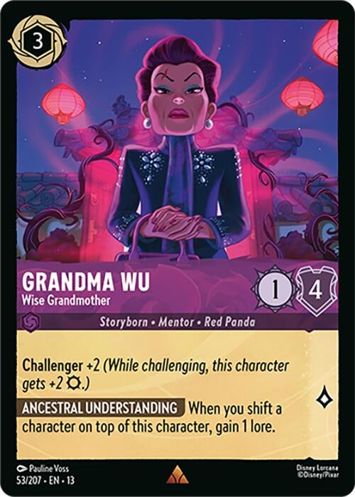 Image for Grandma Wu - Wise Grandmother (53/204) (Attack of the Vine!) (13) - Disney Lorcana