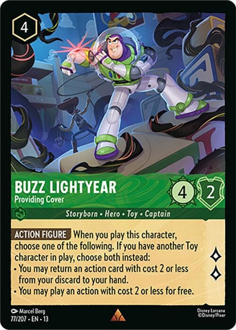 Image for Buzz Lightyear - Providing Cover (77/204) (Attack of the Vine!) (13) - Disney Lorcana