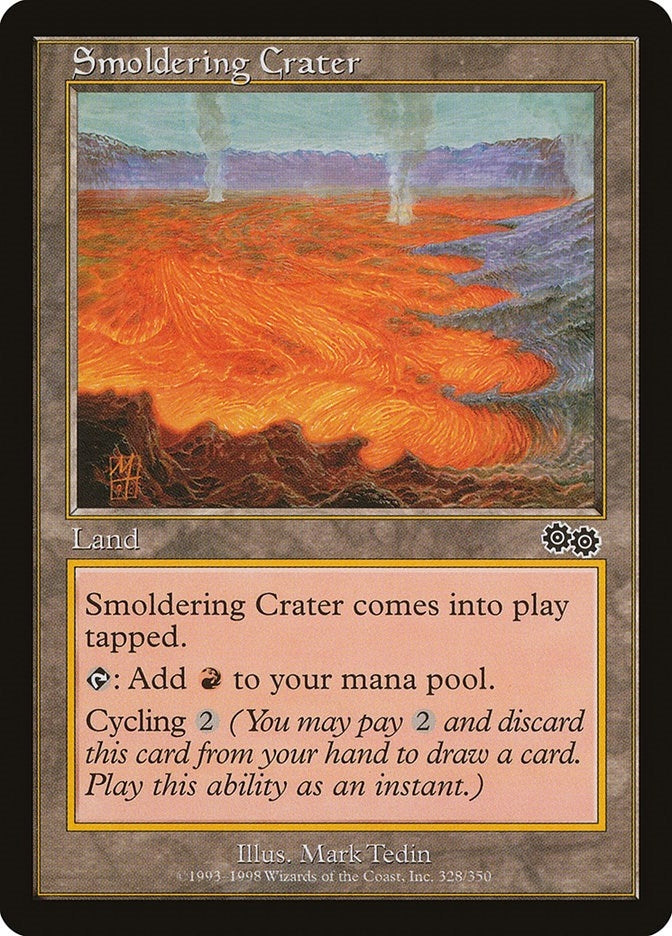 Image for Smoldering Crater (328) [Urza's Saga]
