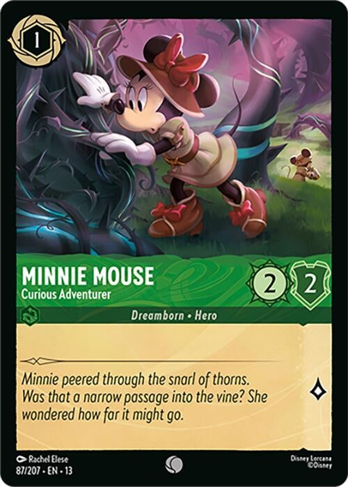Image for Minnie Mouse - Curious Adventurer (87/204) (Attack of the Vine!) (13) - Disney Lorcana