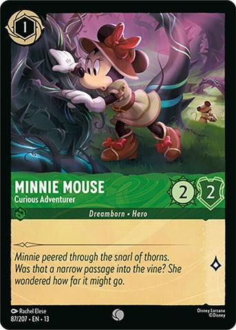 Image for Minnie Mouse - Curious Adventurer (87/204) (Attack of the Vine!) (13) - Disney Lorcana