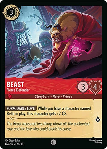 Image for Beast - Fierce Defender (122/204) (Attack of the Vine!) (13) - Disney Lorcana
