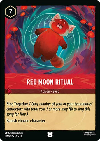 Image for Red Moon Ritual (134/204) (Attack of the Vine!) (13) - Disney Lorcana