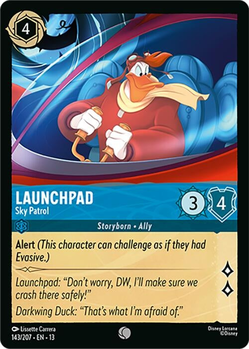 Image for Launchpad - Sky Patrol (143/204) (Attack of the Vine!) (13) - Disney Lorcana