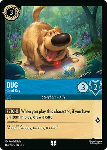 Image for Dug - Good Boy (144/204) (Attack of the Vine!) (13) - Disney Lorcana