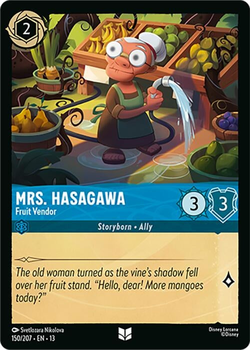 Image for Mrs. Hasagawa - Fruit Vendor (150/204) (Attack of the Vine!) (13) - Disney Lorcana