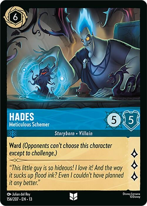 Image for Hades - Meticulous Schemer (156/204) (Attack of the Vine!) (13) - Disney Lorcana
