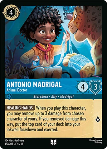 Image for Antonio Madrigal - Animal Doctor (157/204) (Attack of the Vine!) (13) - Disney Lorcana