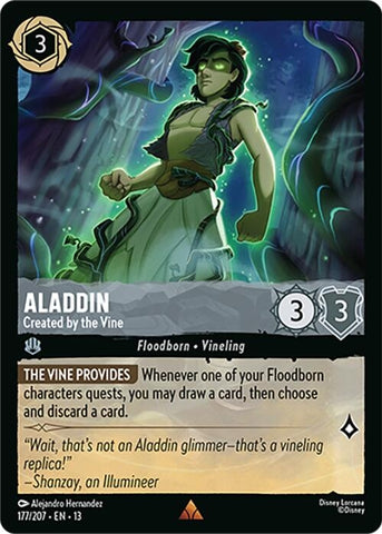 Image for Aladdin - Created by the Vine (177/204) (Attack of the Vine!) (13) - Disney Lorcana