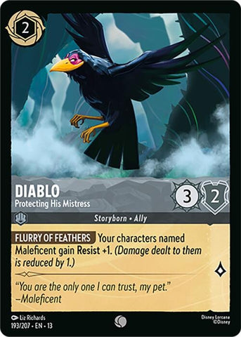 Image for Diablo - Protecting His Mistress (193/204) (Attack of the Vine!) (13) - Disney Lorcana