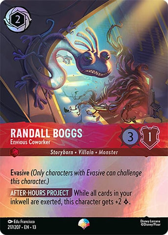 Image for Randall Boggs - Envious Coworker (Epic) (217/204) (Attack of the Vine!) (13) - Disney Lorcana