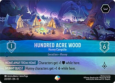 Image for Hundred Acre Wood - Hunny Campsite (Epic) (222/204) (Attack of the Vine!) (13) - Disney Lorcana