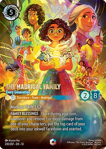 Image for The Madrigal Family - Every Generation (Enchanted) (230/204) (Attack of the Vine!) (13) - Disney Lorcana
