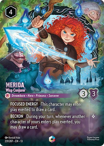 Image for Merida - Wisp Conjurer (Enchanted) (231/204) (Attack of the Vine!) (13) - Disney Lorcana