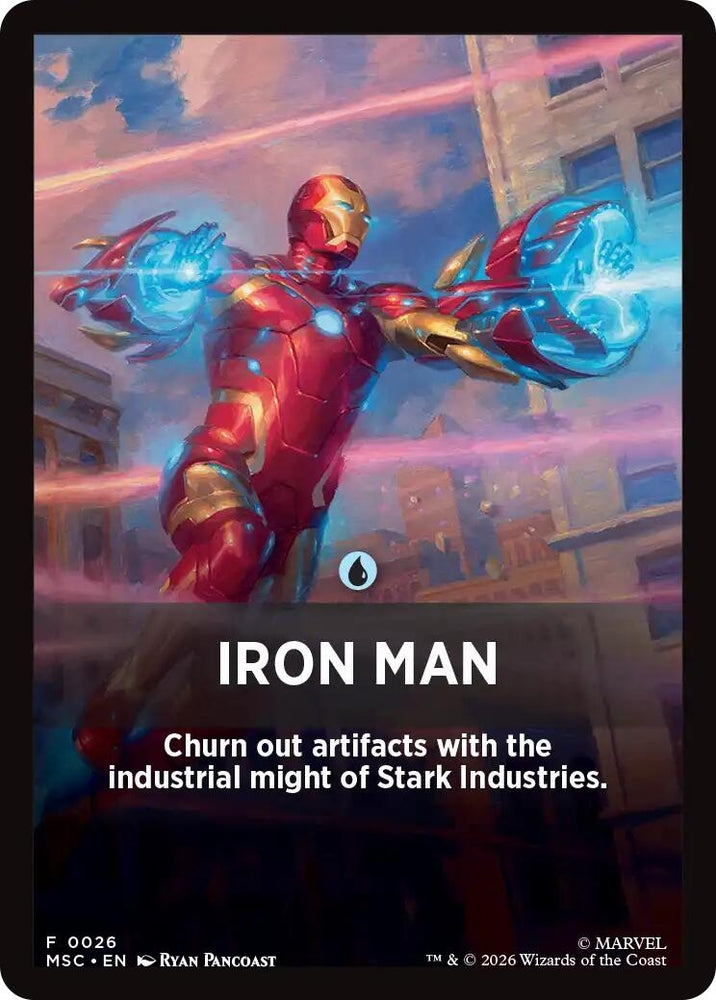 Image for Iron Man Theme Card (26) (Commander: Marvel Super Heroes) (MSC) - Magic: The Gathering