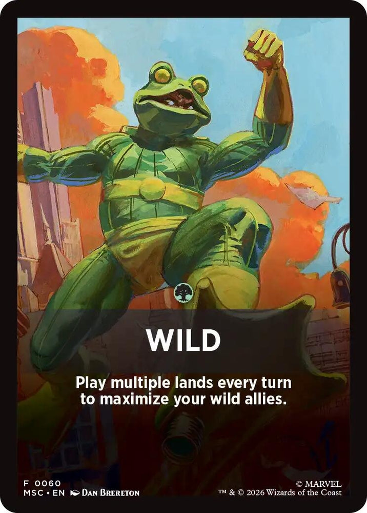 Image for Wild Theme Card (60) (Commander: Marvel Super Heroes) (MSC) - Magic: The Gathering