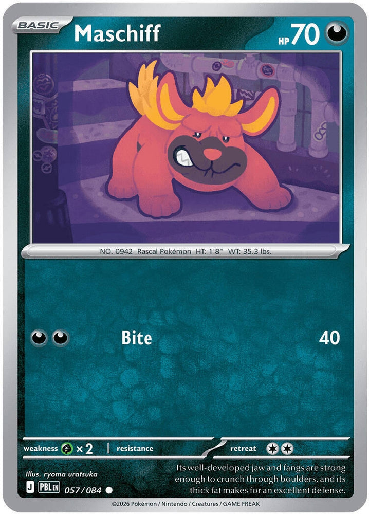 Image for Maschiff (057/084) (ME05: Pitch Black) (ME05) - Pokemon