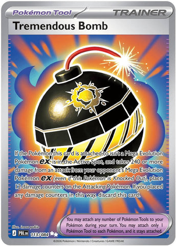 Image for Tremendous Bomb (113/084) (ME05: Pitch Black) (ME05) - Pokemon