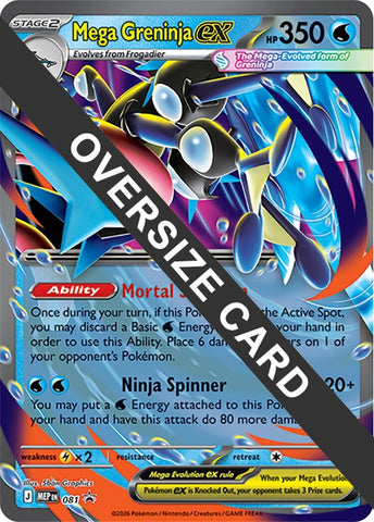 Image for Mega Greninja ex - 081 (022/086) (Jumbo Cards) (PR) - Pokemon