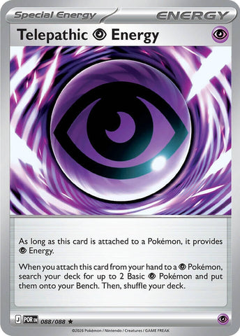 Image for Telepathic Psychic Energy - 088/088 (Non-Holo) (088/088) (Deck Exclusives) (PR) - Pokemon